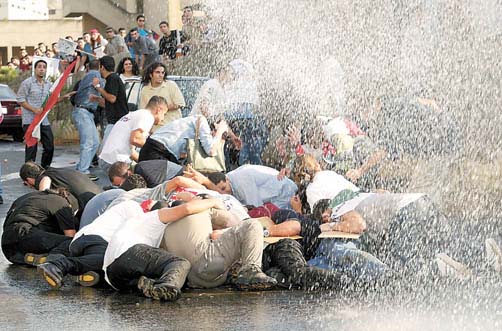 Lebanese youth against Syrian occupation of Lebanon